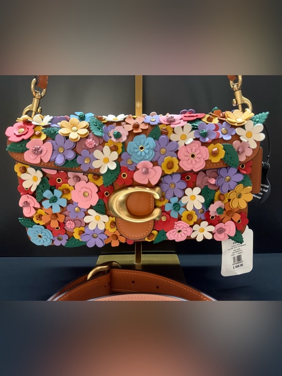 Coach Handbags - Coach Floral Appliqué Tabby 26